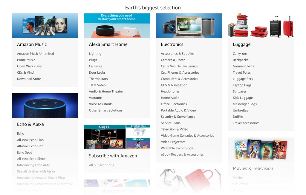 Amazon site dizini