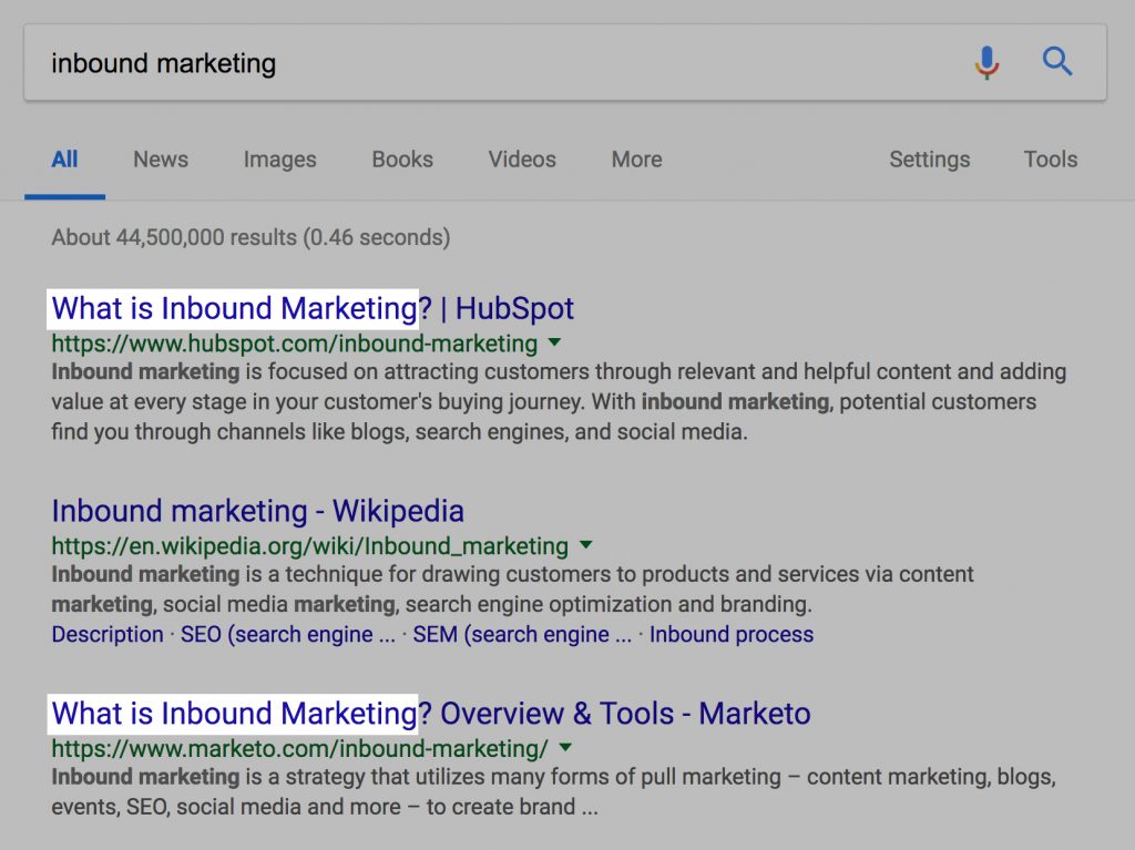 2021'de Uygulamanız Gereken En Önemli Google SEO İpuçları inbound marketing aramaları