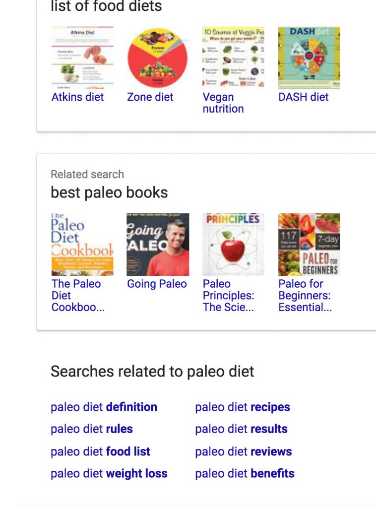 2021'de Uygulamanız Gereken En Önemli Google SEO İpuçları paleo diyeti ile ilgili aranan diğer kelimeler