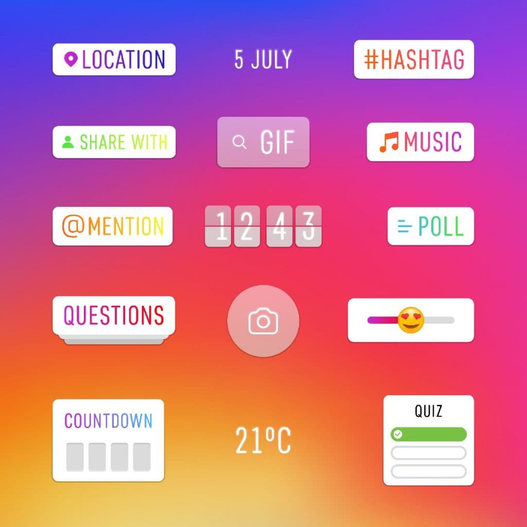 Instagram Hikaye Seçenekleri