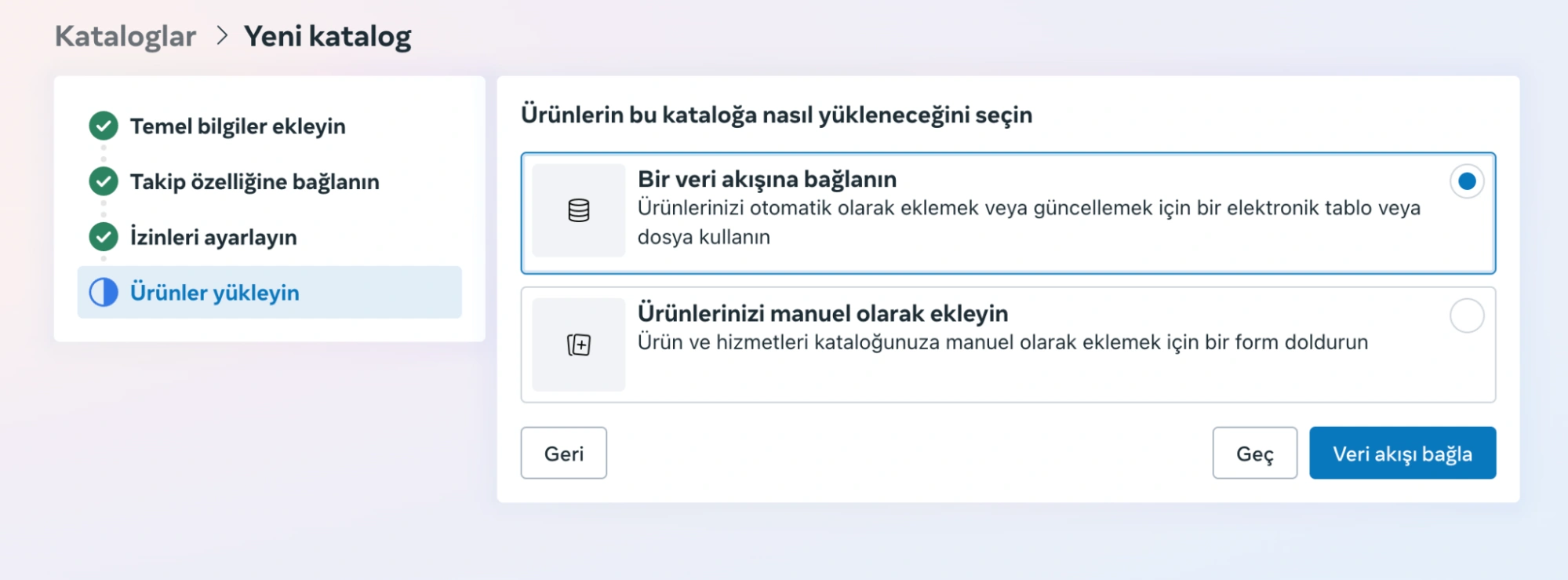 Facebook Katalog Reklamları