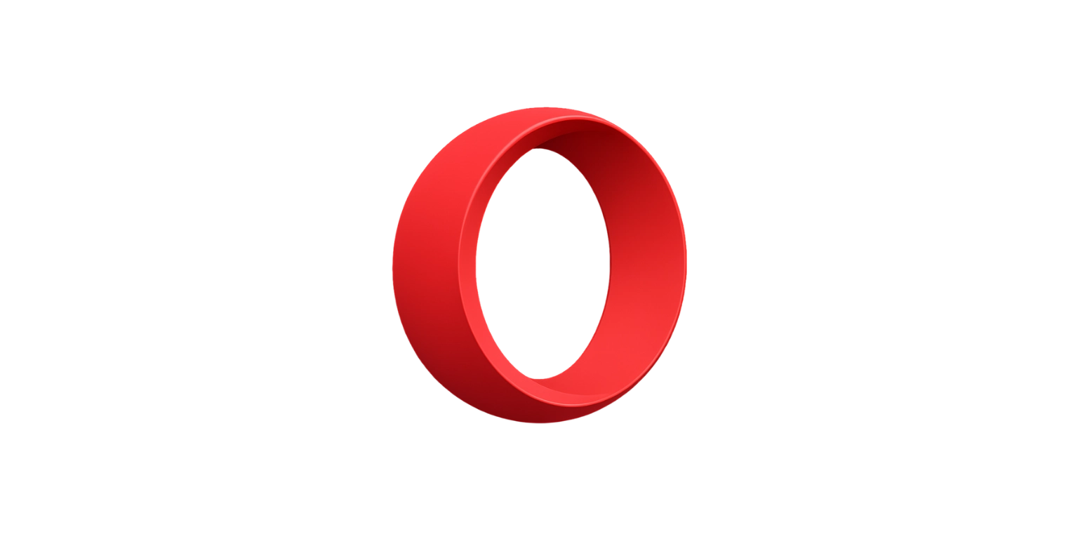 Opera Tarayıcı Parlak Kırmızı Logo